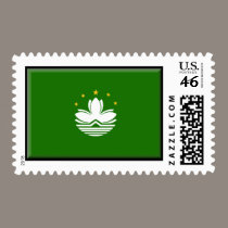 Macau Flag stamps