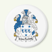 MacAuliffe Family Crest Magnet