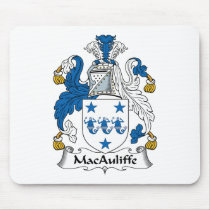 MacAuliffe Family Crest Mousepad