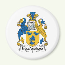 MacAusland Family Crest Magnet