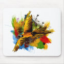 Macaw bird mousepad by kunipopo Macaw bird mousepad