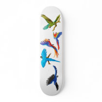 Macaw Crazy Skateboard by twopurringcats Macaw Crazy Skateboard