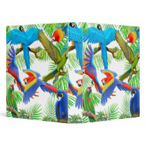 Macaw Jungle Avery Binder