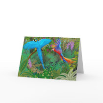 Macaw Jungle Card