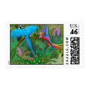Macaw Jungle Postage postage by twopurringcats Macaw Jungle Postage postage