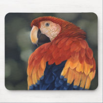 Macaw Mousemat mousepads by Laura_Regan_Artist Macaw Mousemat mousepads