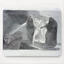 Macbeth and the Armed Head Mousepads