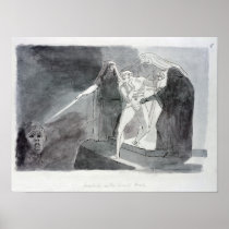 Macbeth and the Armed Head Print