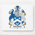 MacBeth Family Crest mousepads by coatsofarms MacBeth Family Crest mousepads