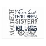 Macbeth Killing Swine Quote Post Cards