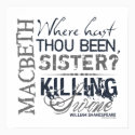 Macbeth Killing Swine Quote posters by shakespeareshoppe Macbeth Killing Swine Quote posters