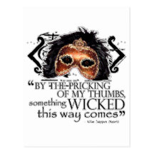Macbeth Quote Post Cards