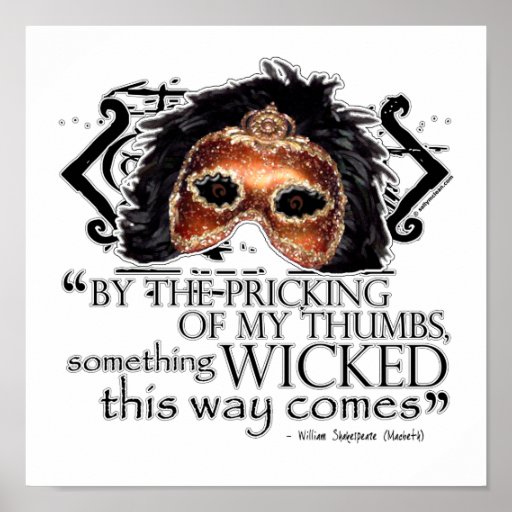 Macbeth Quote Poster