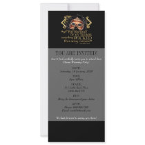 Macbeth "Something Wicked" Quote (Gold Version) Custom Invitations