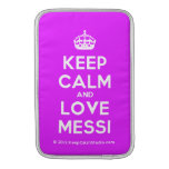 [Crown] keep calm and love messi  MacBook Air sleeves