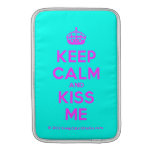 [Crown] keep calm and kiss me  MacBook Air sleeves