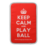 [Crown] keep calm and play ball  MacBook Air sleeves