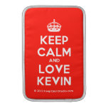 [Crown] keep calm and love kevin  MacBook Air sleeves