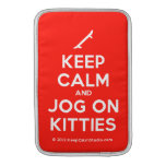 [Skateboard] keep calm and jog on kitties  MacBook Air sleeves