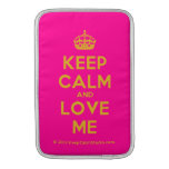 [Crown] keep calm and love me  MacBook Air sleeves