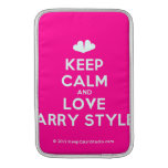 [Two hearts] keep calm and love harry styles  MacBook Air sleeves