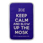 [UK Flag] keep calm and blow up the mosk  MacBook Air sleeves