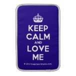 [Crown] keep calm and love me  MacBook Air sleeves