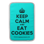 [Crown] keep calm and eat cookies  MacBook Air sleeves