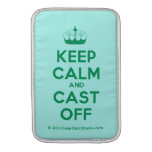 [Knitting crown] keep calm and cast off  MacBook Air sleeves