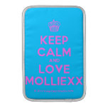 [Cupcake] keep calm and love molliexx  MacBook Air sleeves