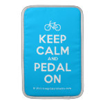 [Bicycle] keep calm and pedal on  MacBook Air sleeves