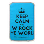 [Knitting crown] keep calm and w rock the world  MacBook Air sleeves