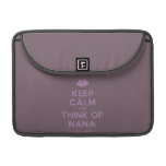 [Two hearts] keep calm and think of nana  MacBook Pro 13" Sleeves MacBook Pro Sleeve