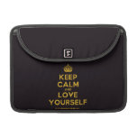 [Crown] keep calm and love yourself  MacBook Pro 13" Sleeves MacBook Pro Sleeve
