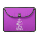 [Crown] keep calm and love bieber  MacBook Pro 13" Sleeves MacBook Pro Sleeve