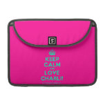 [Crown] keep calm and love charli!  MacBook Pro 13" Sleeves MacBook Pro Sleeve