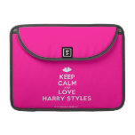 [Two hearts] keep calm and love harry styles  MacBook Pro 13" Sleeves MacBook Pro Sleeve