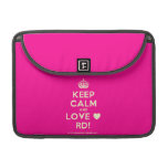 [Crown] keep calm and love ♥ rd!  MacBook Pro 13" Sleeves MacBook Pro Sleeve