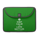 [Smile] keep calm and love skittles  MacBook Pro 13" Sleeves MacBook Pro Sleeve
