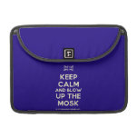 [UK Flag] keep calm and blow up the mosk  MacBook Pro 13" Sleeves MacBook Pro Sleeve