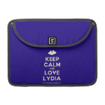 [Two hearts] keep calm and love lydia  MacBook Pro 13" Sleeves MacBook Pro Sleeve