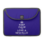 [Crown] keep calm and love a newallo  MacBook Pro 13" Sleeves MacBook Pro Sleeve