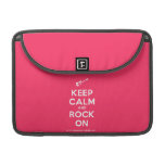 [Electric guitar] keep calm and rock on  MacBook Pro 13" Sleeves MacBook Pro Sleeve