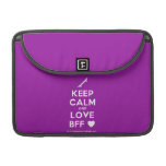 [Skateboard] keep calm and love bff [Love heart]  MacBook Pro 13" Sleeves MacBook Pro Sleeve