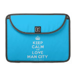 [Crown] keep calm and love man city  MacBook Pro 13" Sleeves MacBook Pro Sleeve