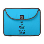 [Crown] u mad bro? stay mad!  MacBook Pro 13" Sleeves MacBook Pro Sleeve
