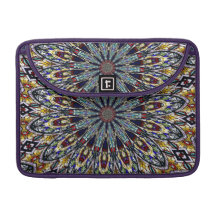 MacBook Pro Sleeve:Stained Glass Kaleidoscope #1