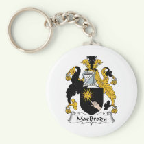 MacBrady Family Crest Keychain