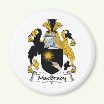 MacBrady Family Crest Magnet