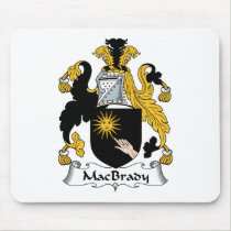 MacBrady Family Crest Mousepad